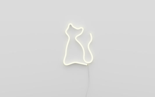 GINGA - NEON LED LAMP CAT