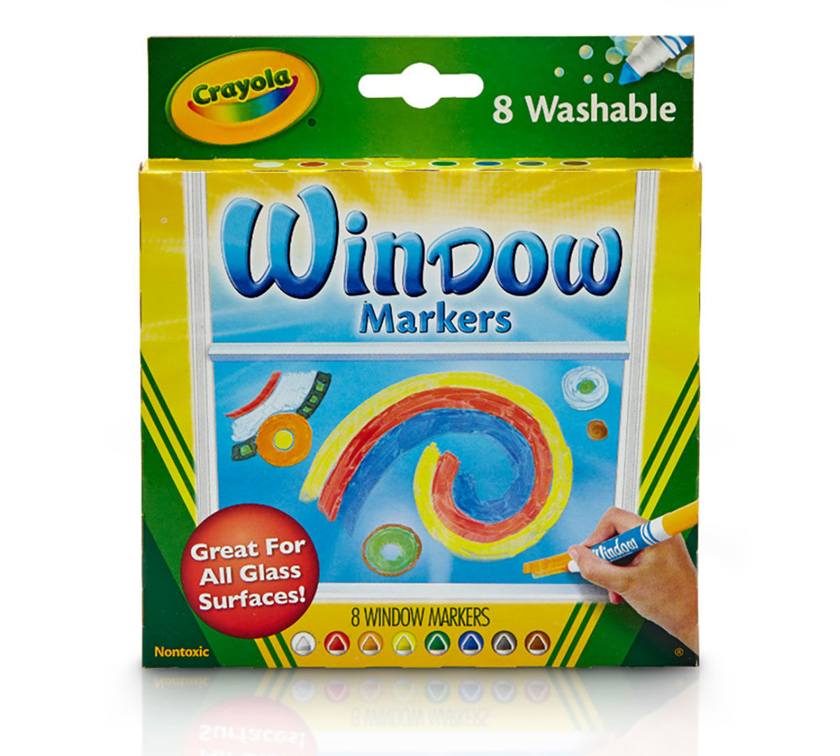 CRAYOLA - WASHABLE MARCADORES WINDOW MARKERS (8X)