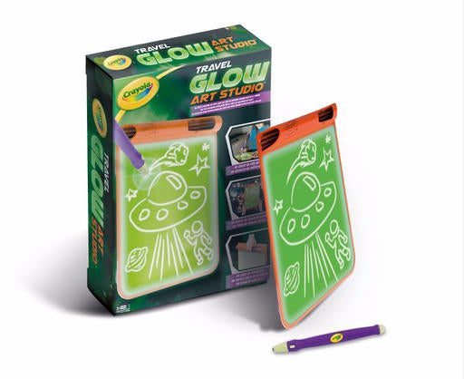 CRAYOLA - SET CRIATIVO TRAVEL GLOW ART STUDIO