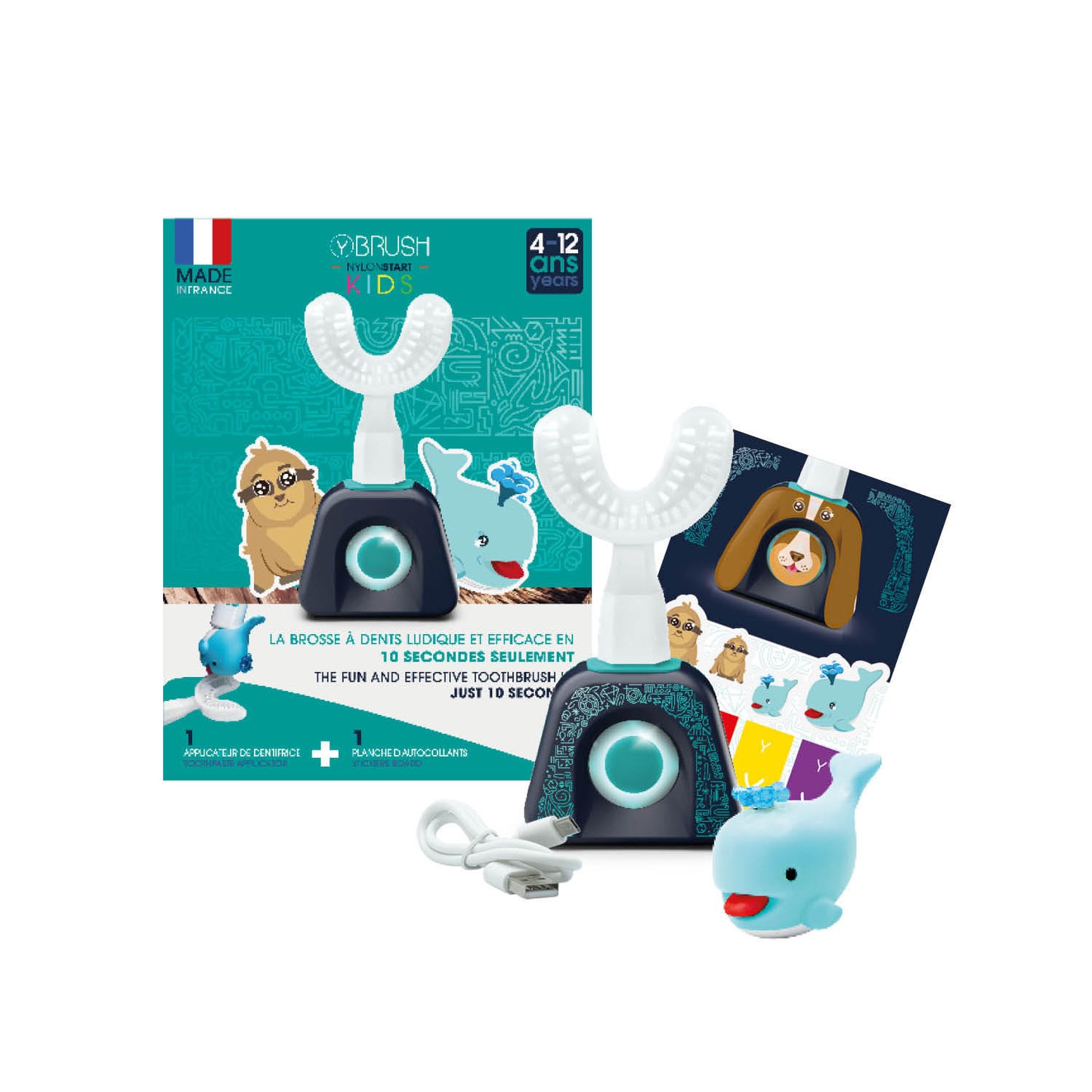 Y-BRUSH - ESCOVA DENTES NYLON START KIDS (S, 4-12 ANOS)