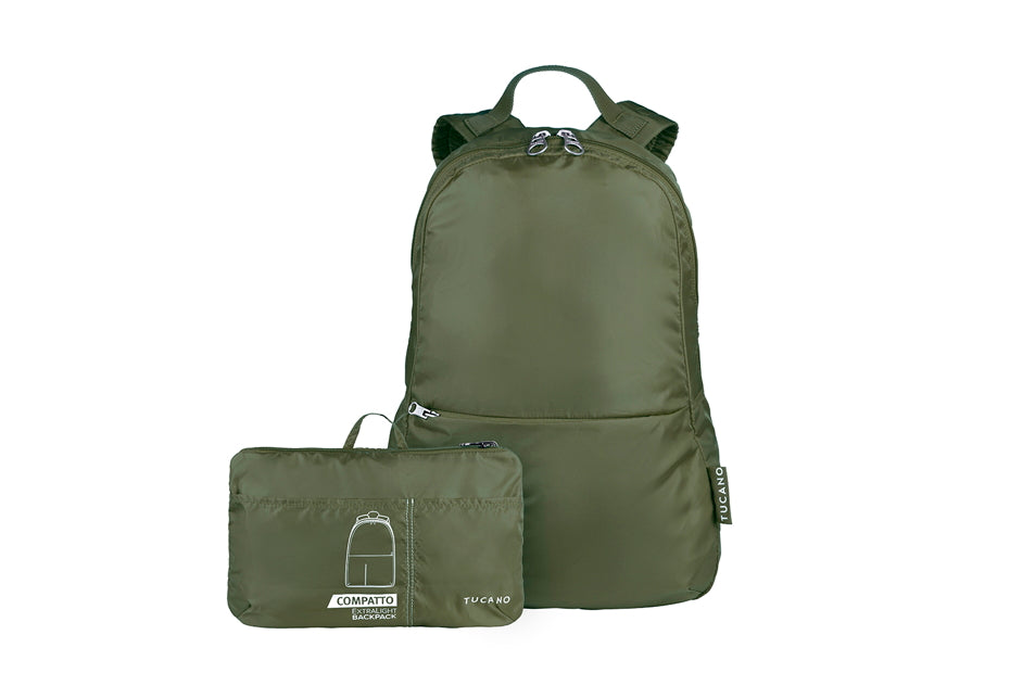 TUCANO - COMPATTO ECO BACKPACK (MILITARY GREEN)