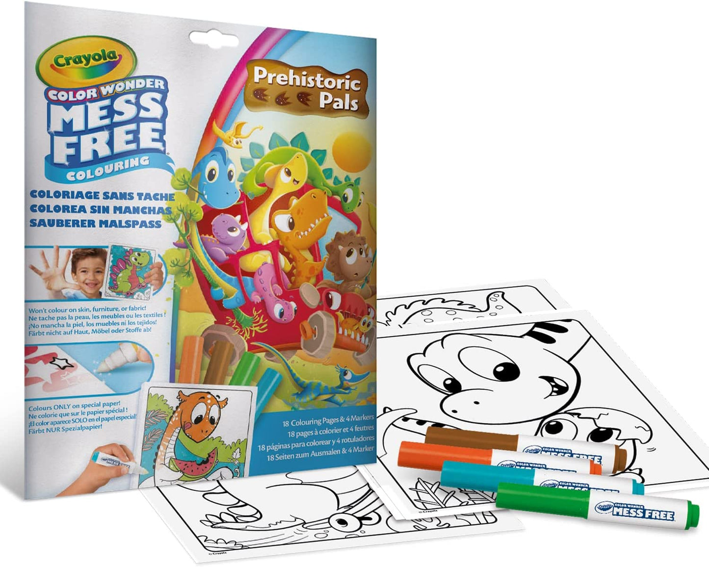 CRAYOLA - COLOR WONDER AMIGOS DINOSSAUROS