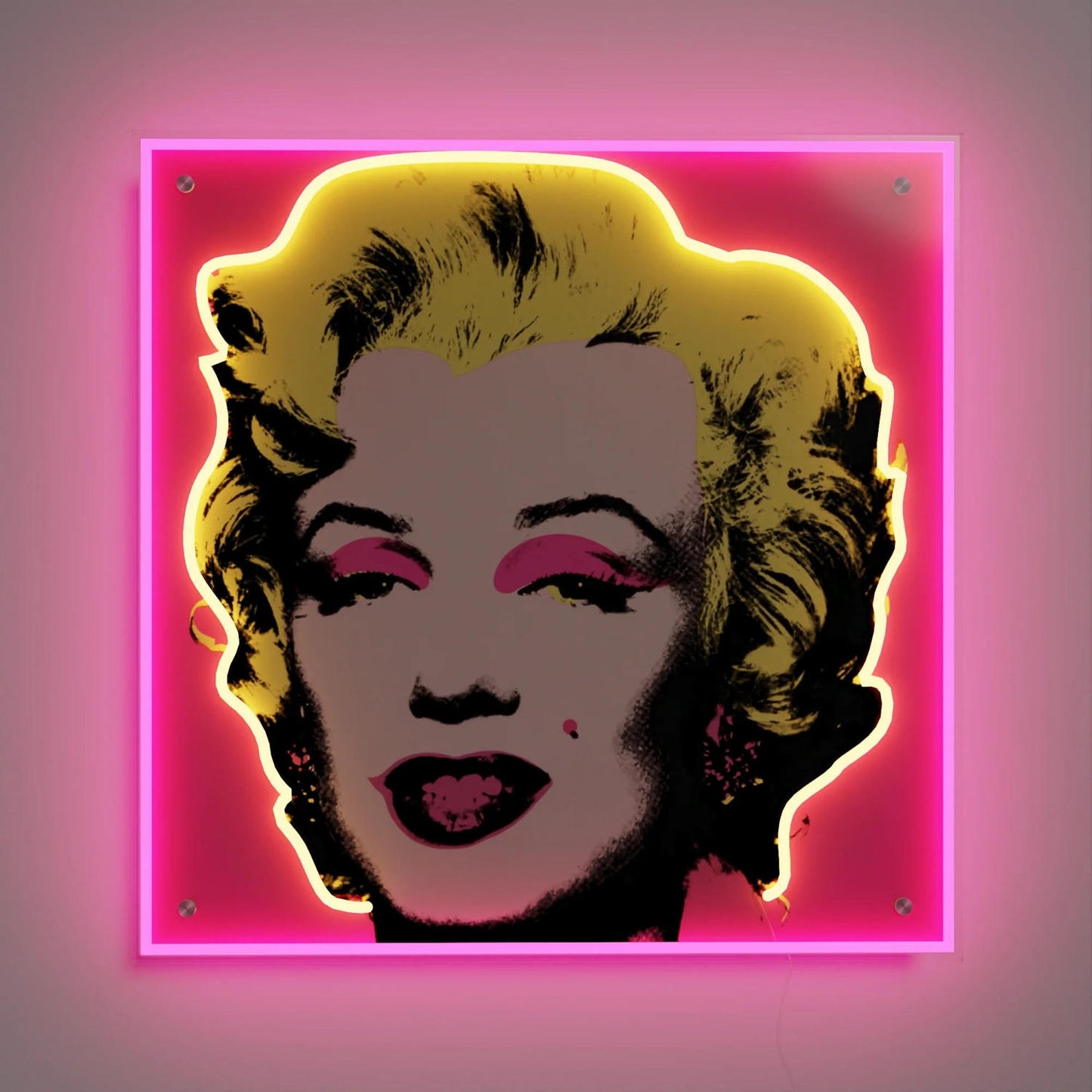 YELLOWPOP - ANDY WARHOL MARILYN MONROE SMALL (PINK)