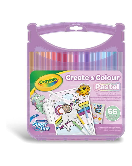 CRAYOLA - MALA CREATE & COLOUR PASTEL 65X