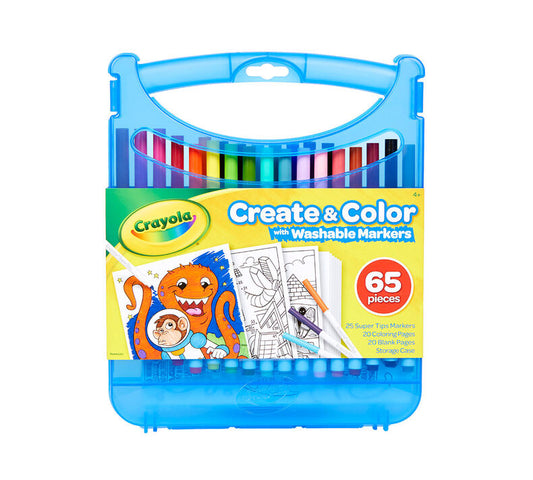 CRAYOLA - MALA CREATE & COLOUR SUPER PONTA 65X