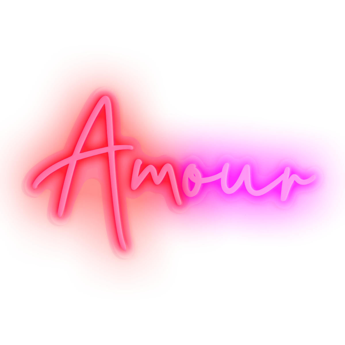 CANDY SHOCK - LED SIGN 40 AMOUR