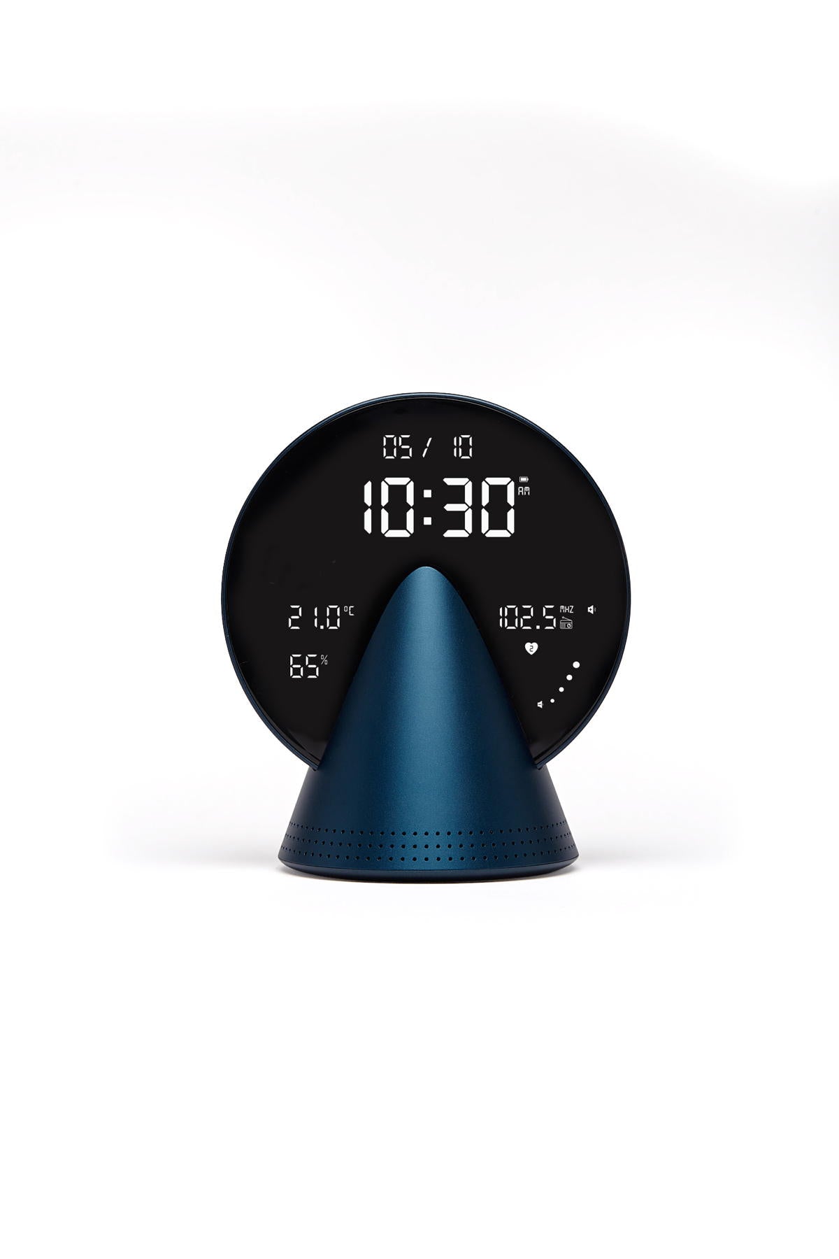 LEXON - DESPERTADOR CONIC CLOCK (LAPIS BLUE)