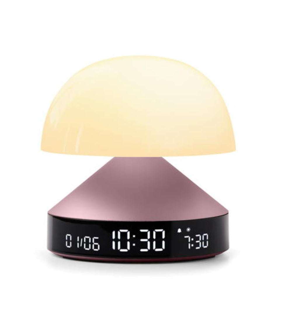 LEXON - CANDEEIRO/DESPERTADOR MINA SUNRISE (LIGHT PINK)