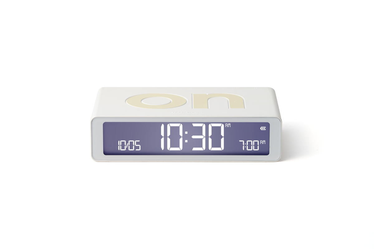 LEXON - DESPERTADOR FLIP CLASSIC (WHITE)