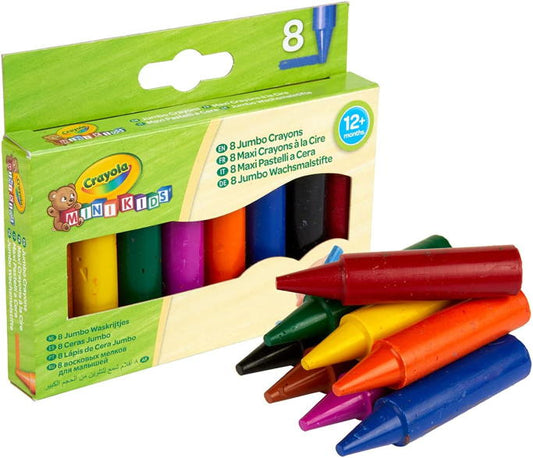 CRAYOLA - MINI KIDS LÁPIS DE CERA MAXI (8X)