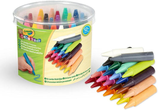 CRAYOLA - MINI KIDS LÁPIS DE CERA MAXI (24X)