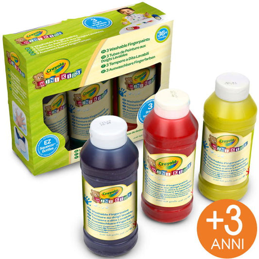 CRAYOLA - MINI KIDS TINTAS EM GARRAFA (236ML)