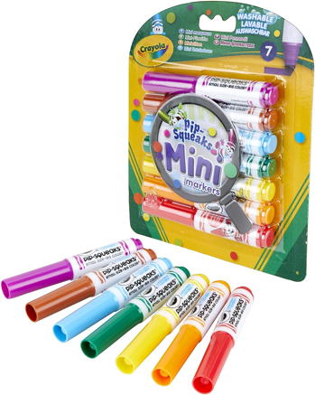 CRAYOLA - MINI MARCADORES LAVÁVEIS 7X