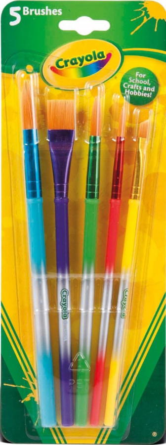 CRAYOLA - SORTIDO DE PINCÉIS 5X