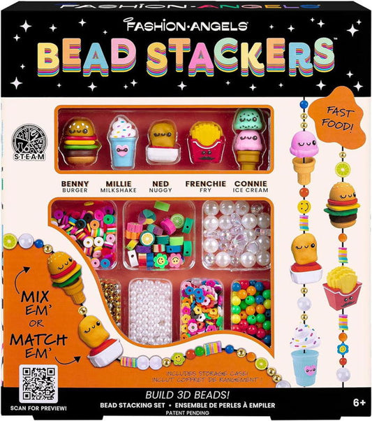 CRAYOLA - STACKERS BEAD 3D SET (FAST FOOD)