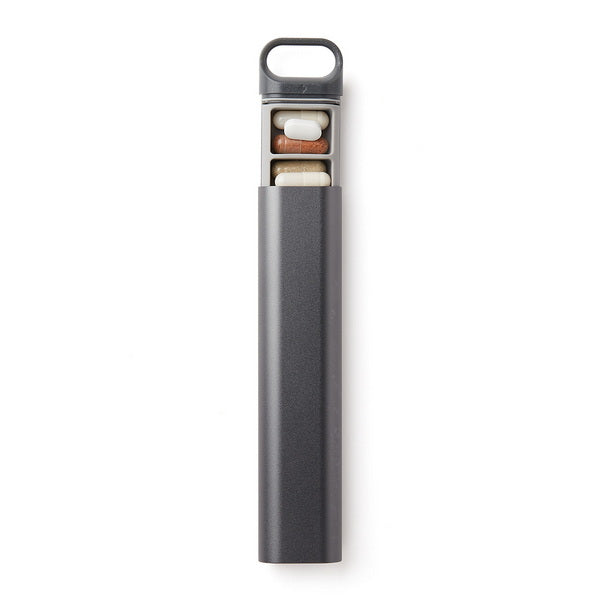 LEXON - CAIXA COMPRIMIDOS NOMADAY PILLBOX (GUN METAL)