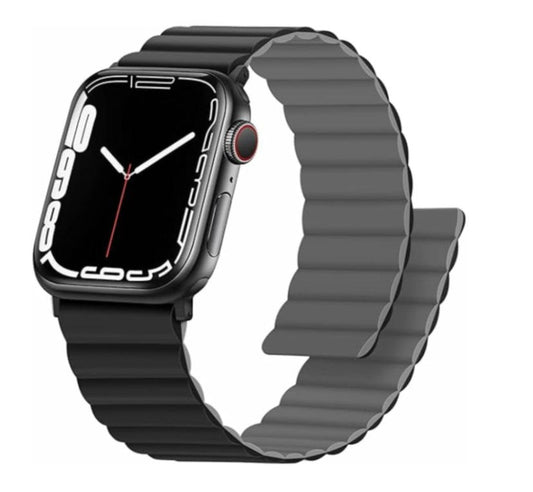 SWISSTEN - WAVE MAGNETIC APPLE WATCH 38-41MM (BLACK/GREY)