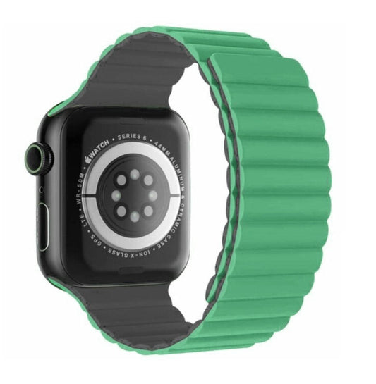 SWISSTEN - WAVE MAGNETIC APPLE WATCH 38-41MM (GREEN/GREY)