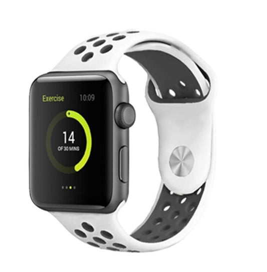 SWISSTEN - SPORT BAND FOR APPLE WATCH 38-41MM (PLAT/BLACK)