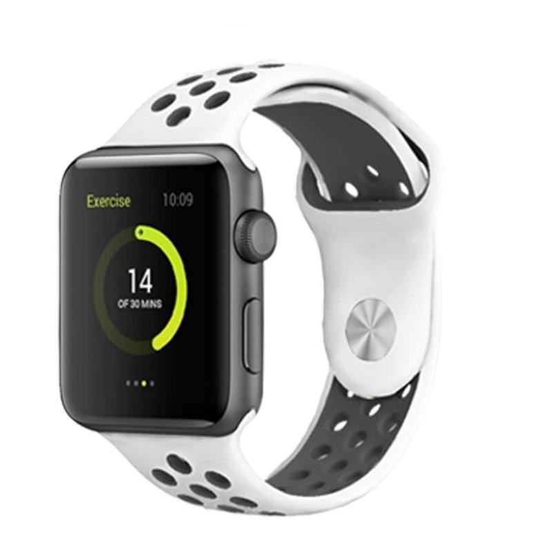 SWISSTEN - SPORT BAND FOR APPLE WATCH 38-41MM (PLAT/BLACK)