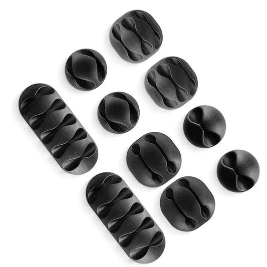 SWISSTEN - CLIPS CABLE MANAGEMENT (10X)