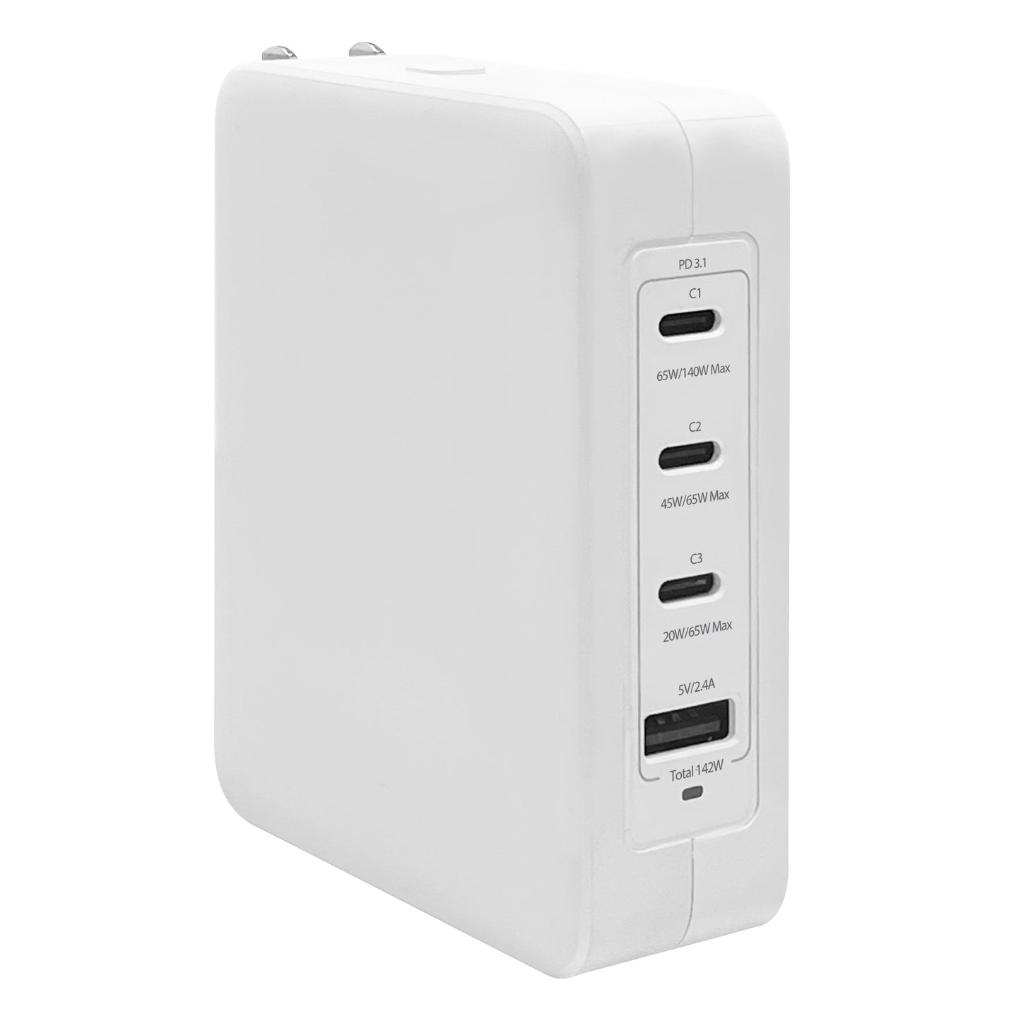 MACALLY - 142W USB-C/USB-A PD GAN 4 PORT