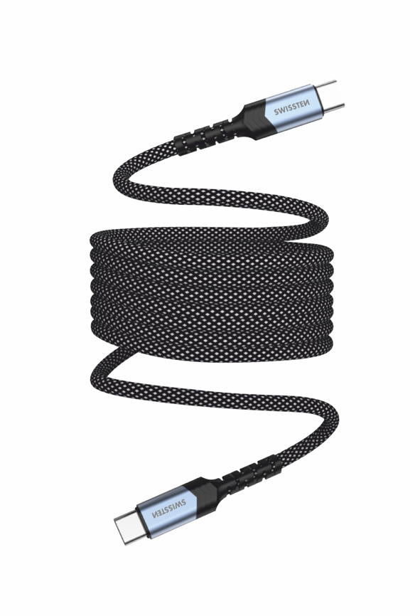 SWISSTEN - MAGNETIC CABLE USB-C TO USB-C (1M)