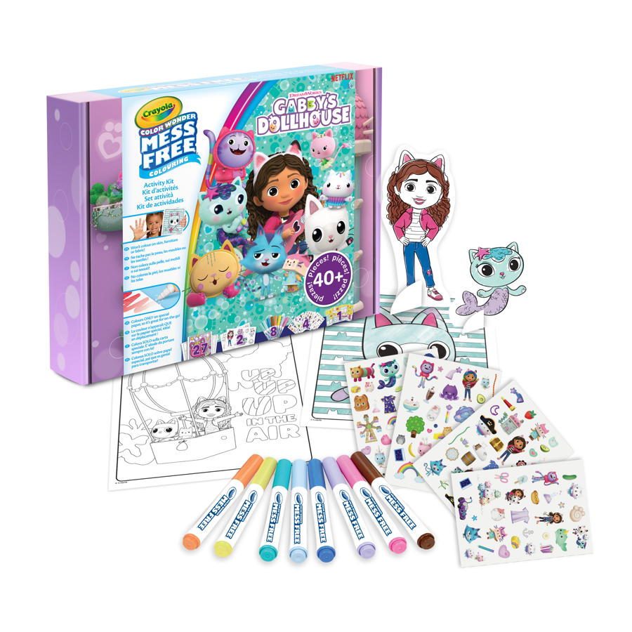 CRAYOLA - COLOR WONDER SUPER SET GABBY'S DOLLHOUSE