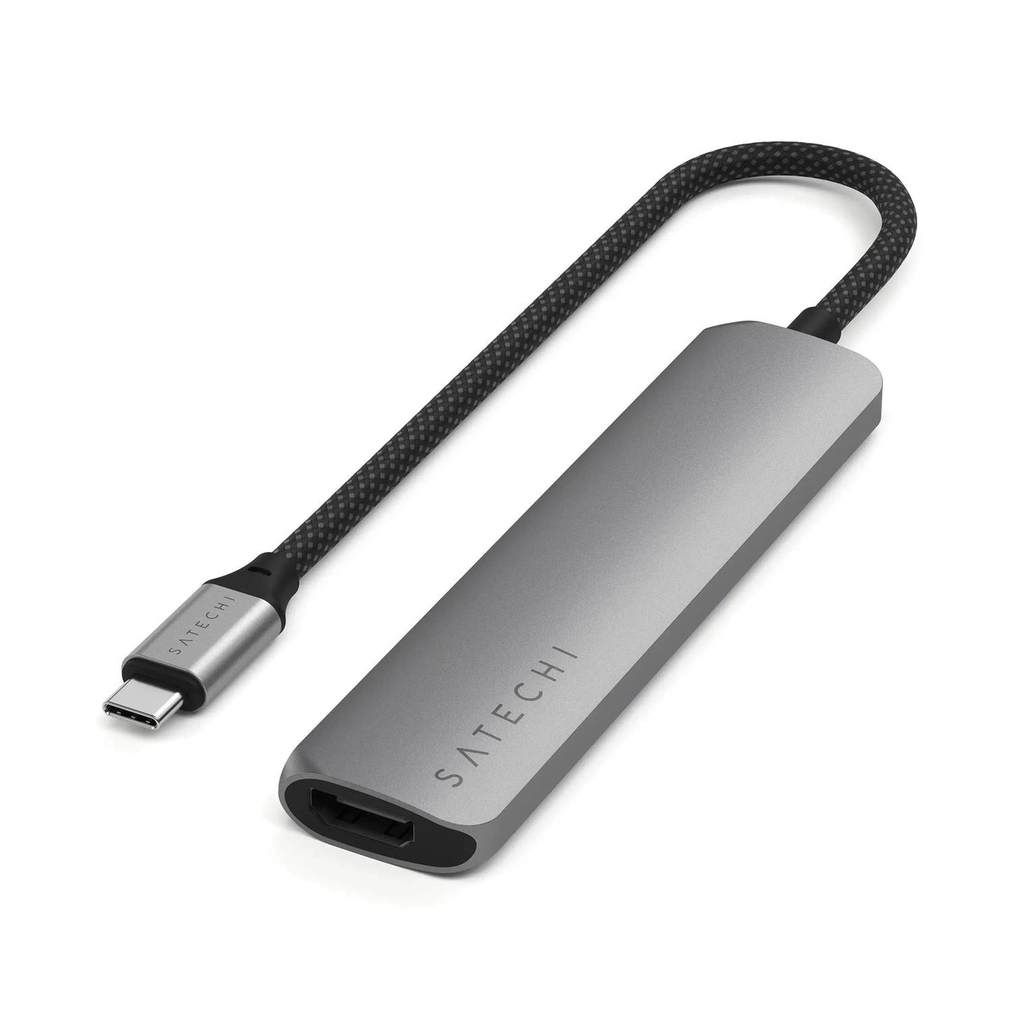 SATECHI - USB-C SLIM MULTIPORT ADAPTER 6IN1 (SPACE GREY)