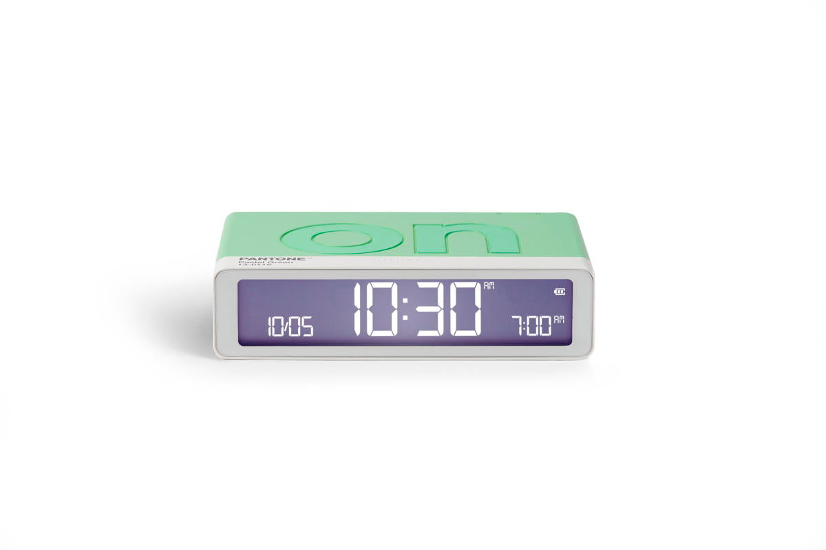 LEXON - DESPERTADOR FLIP CLASSIC (PANTONE PASTEL GREEN)