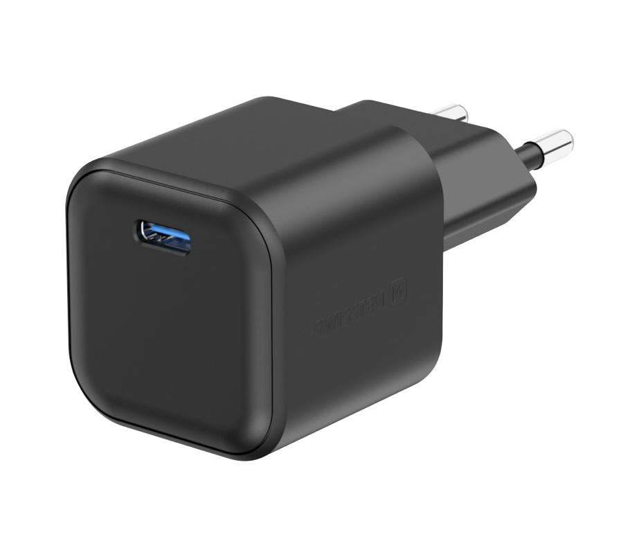 SWISSTEN - TRAVEL CHARGER GAN 35W (1X USB-C, BLACK)