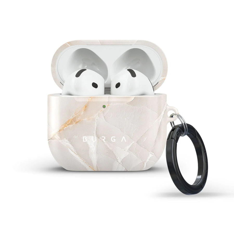 BURGA - BOLSA PARA AIRPODS 4 (VANILLA SAND)