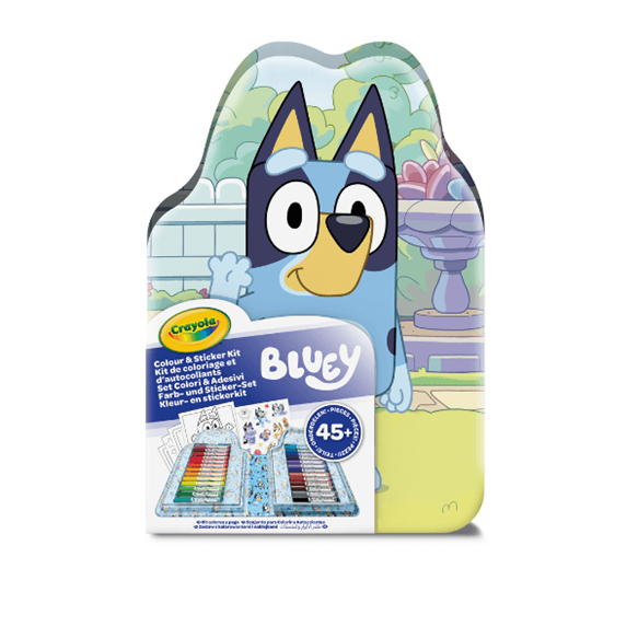 CRAYOLA - MALA CREATE & COLOUR BLUEY