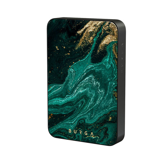 BURGA - MAGSAFE POWERBANK 10000 MAH (EMERALD/GUNMETAL)