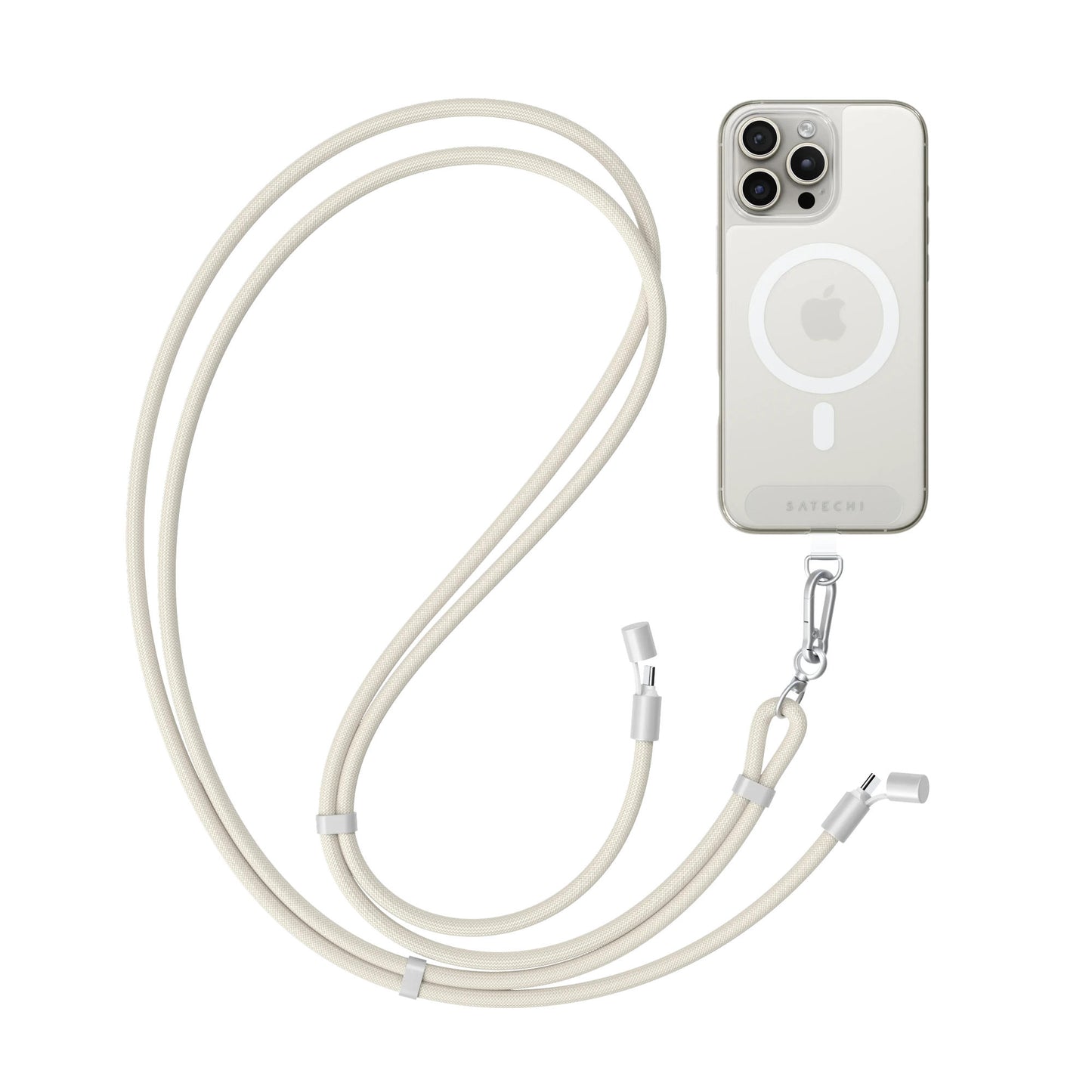 SATECHI - ONTHEGO CROSSBODY LANYARD CABLE (SAND)