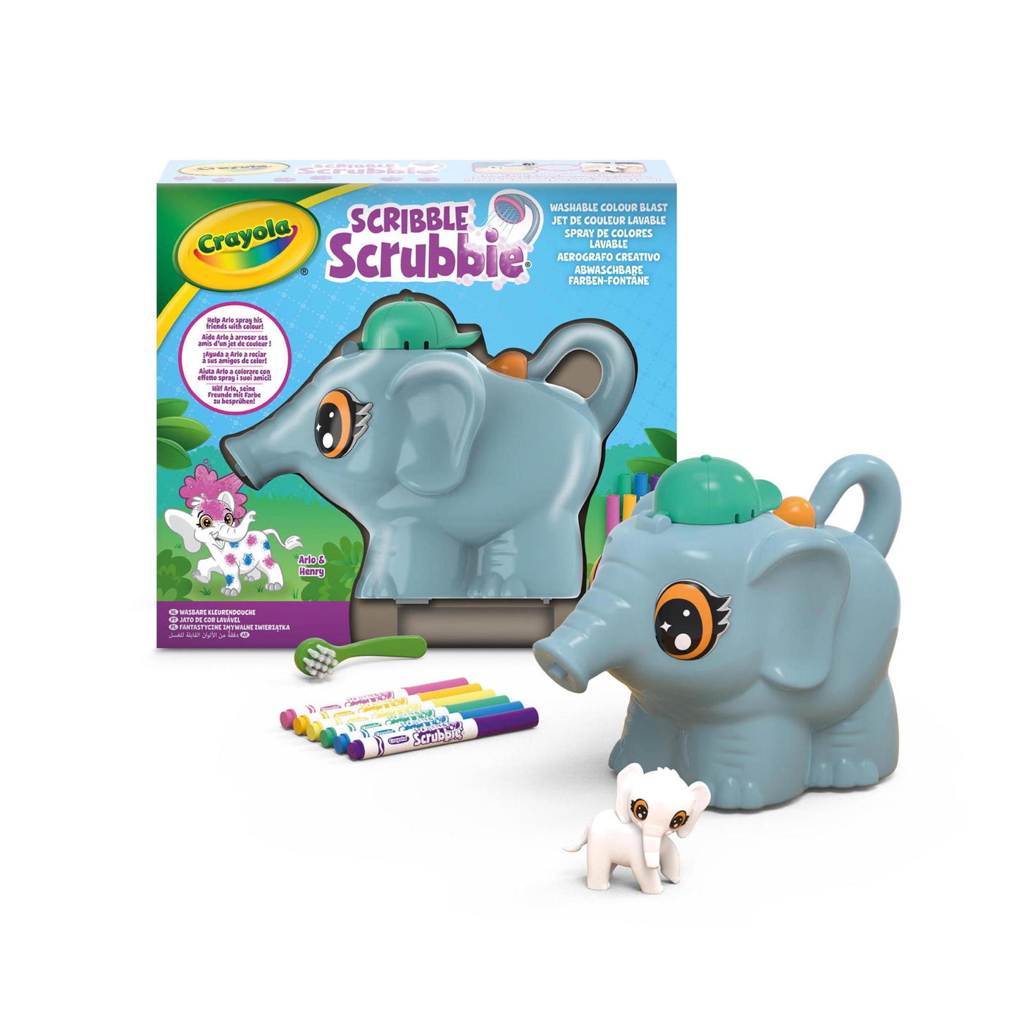 CRAYOLA - WASHIMALS SPRAY ARLO + HENRY