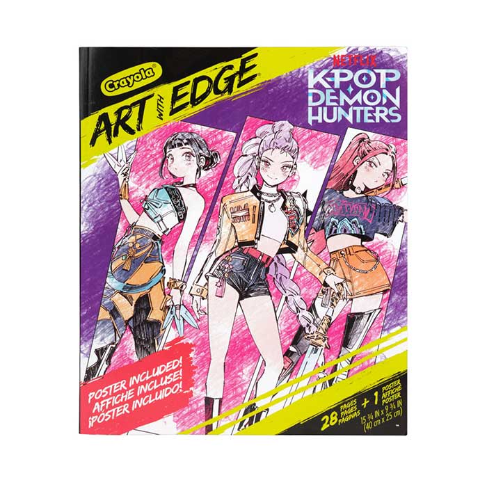 CRAYOLA - K-POP LIVRO COLORIR 28X + PÓSTER