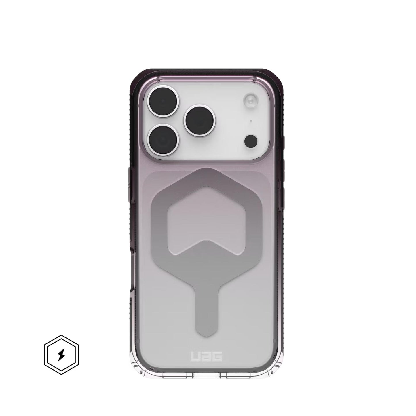 UAG - PLYO MAGSAFE IPHONE 17 PRO (BLACK/CLEAR OMBRÉ)