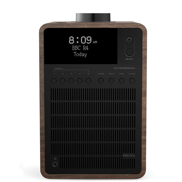 REVO RADIO SUPER SINAL DAB+ FM BLUETOOTH COMBO RADIO WALNUT-BLACK