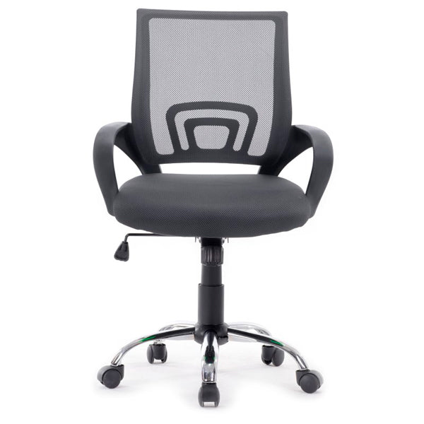 EQUIP ERGO CADEIRA ESCRITORIO MALHA CINZA ESCURO 651014