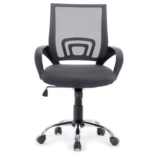 EQUIP ERGO CADEIRA ESCRITORIO MALHA CINZA ESCURO 651014