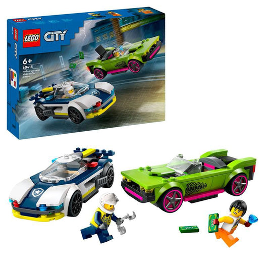 LEGO 60415 PERSEGUIÇÃO DE CARRO DA POLÍCIA E