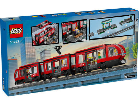 LEGO 60423 ELÉTRICO E EESTAÇÃO NA BAIXA