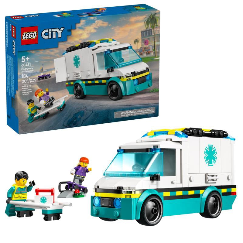LEGO AMBULâNCIA DE EMERGêNCIA 60451