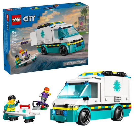 LEGO AMBULâNCIA DE EMERGêNCIA 60451