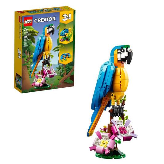 LEGO 31136 CREATOR 3IN1 PAPAGAIO EXóTICO