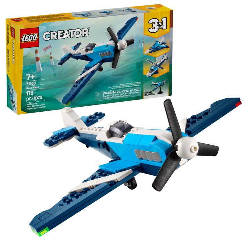LEGO AERONAVE: AVIÃO DE CORRIDA 31160
