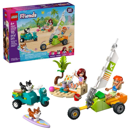 LEGO CÃES SURFISTAS E AVENTURA DE VESPA 42641