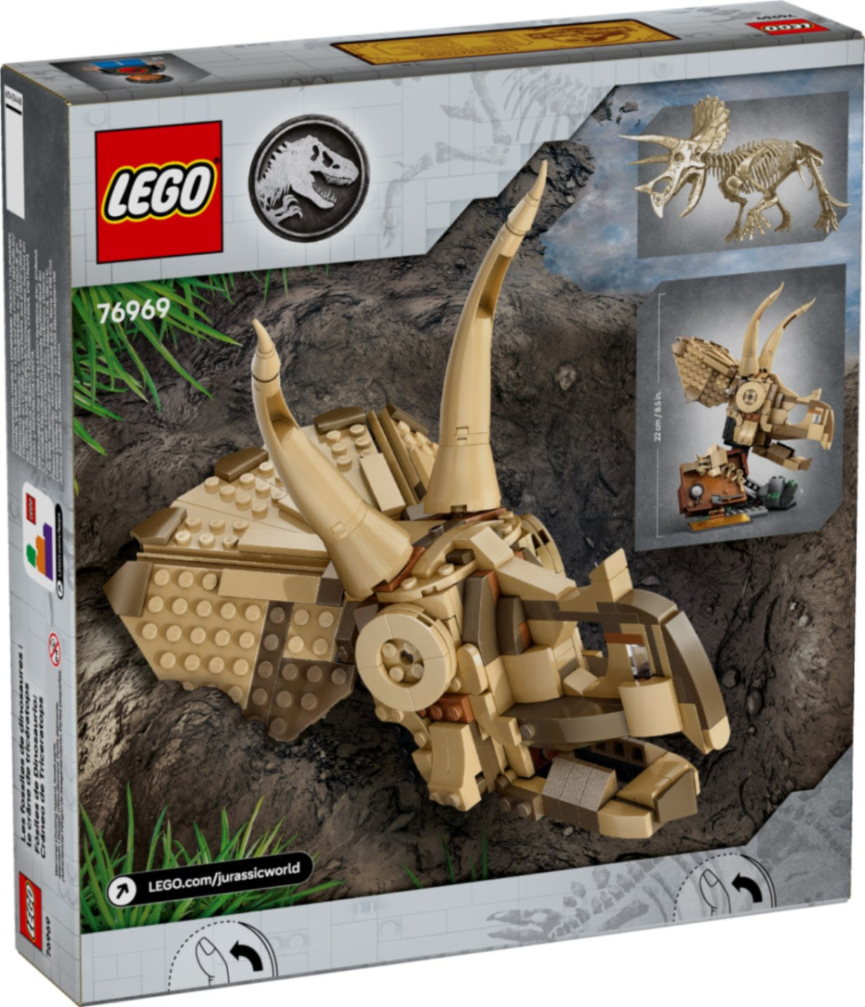 LEGO FOSSÉIS: CRANIO TRICERATOPS 76969