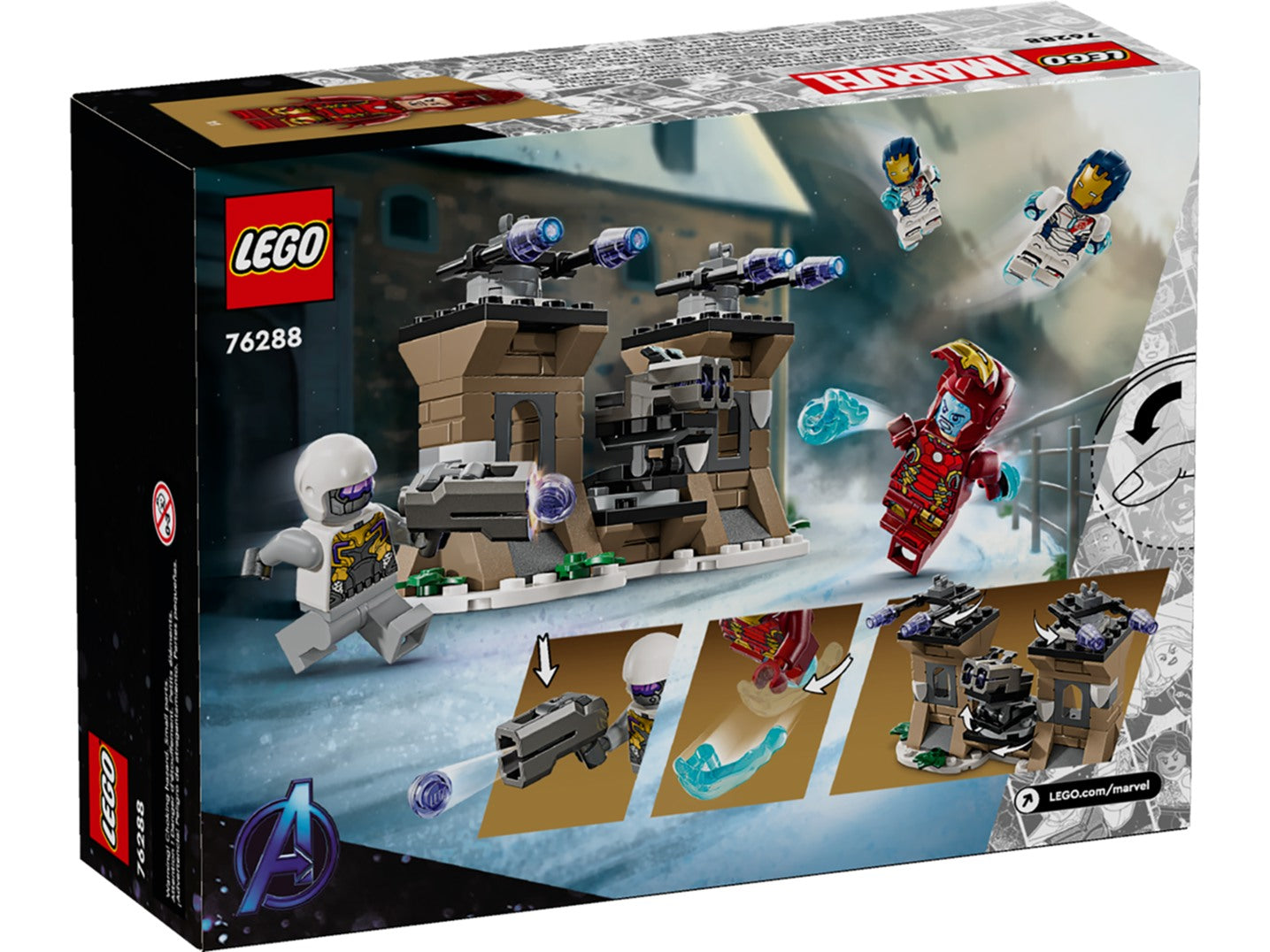 LEGO 76288 IRON MAN E LEGIÃO DE FERRO VS. SOLDADO DA HYDRA